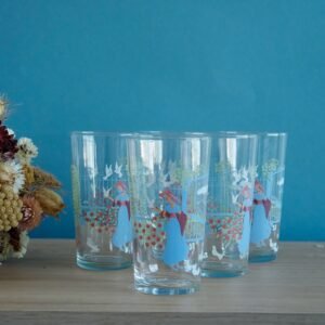 Lot de 5 verres à orangeade Yves Rocher