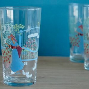 Lot de 5 verres à orangeade Yves Rocher