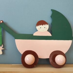 Porte-manteaux vintage pour chambre d&rsquo;enfant